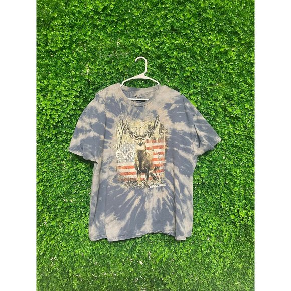 Acid Wash Real Tree Dealer T-shirt - Adult Mens XXL - Picture 1 of 2